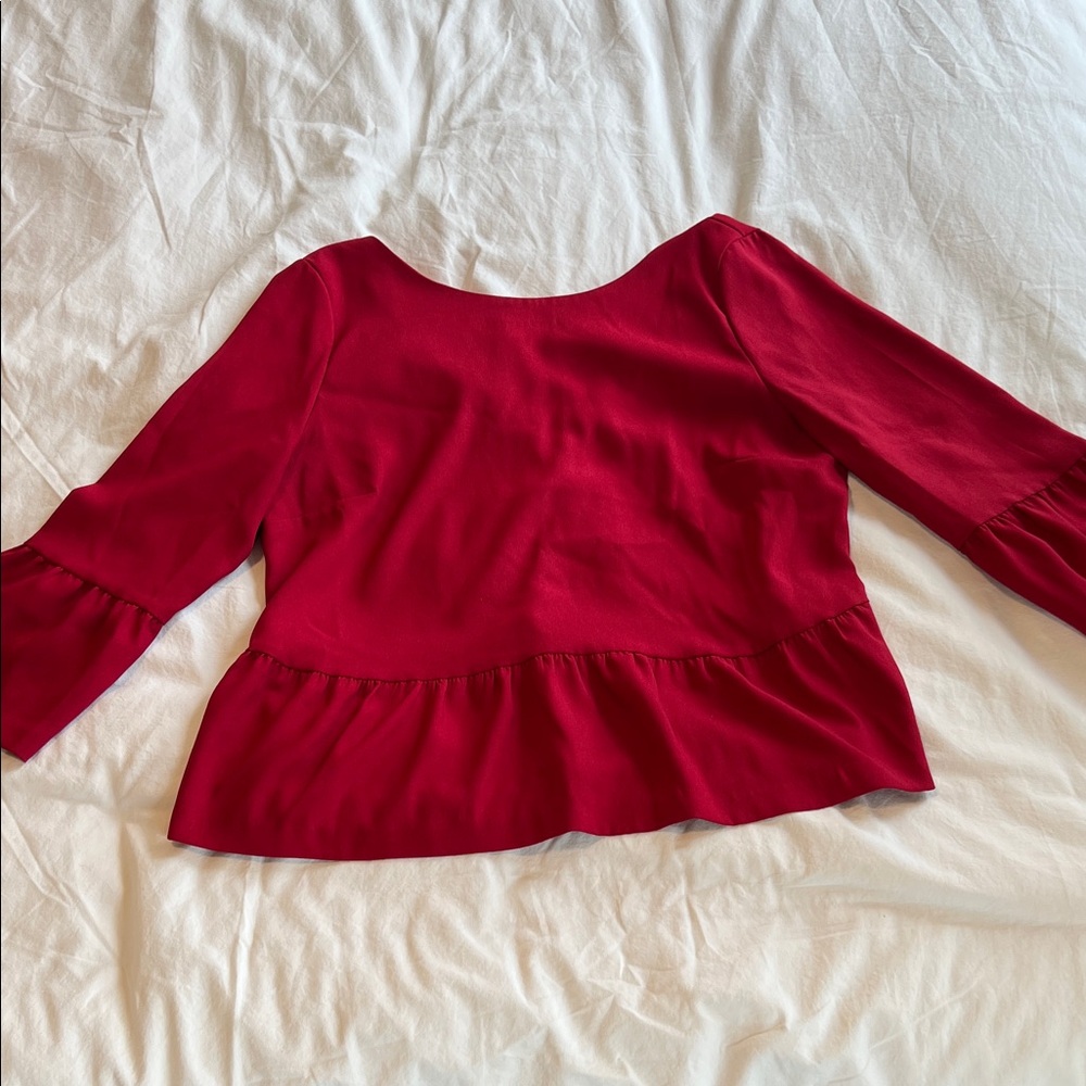 Sezane Scarlet Blouse